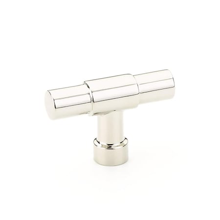 Kd Mobiliario 2 in. Jasper Finger Pull Cabinet Knob, Bright Nickel KD3240019